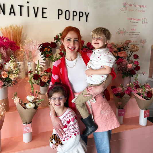 Meg Blancato with her children