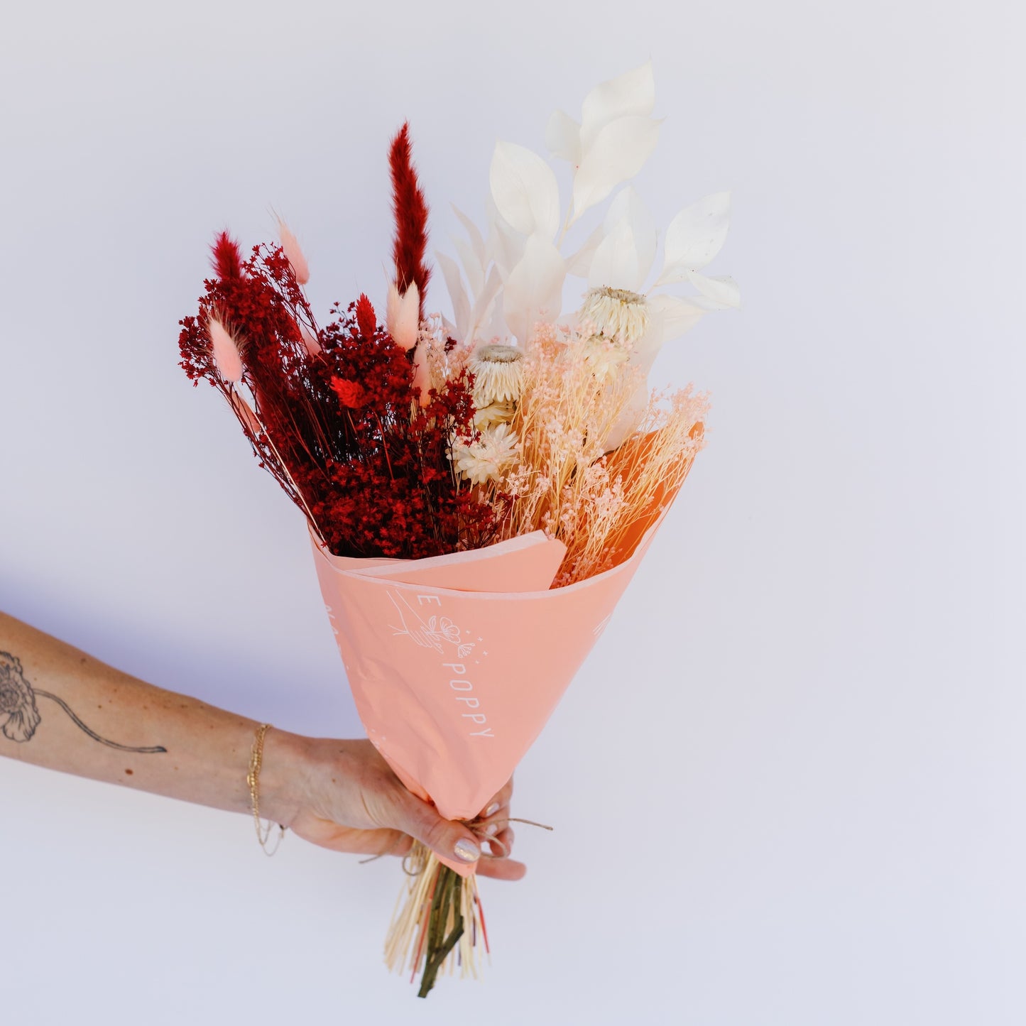 Poppy Holidays Dried Flower Wrap from Native Poppy