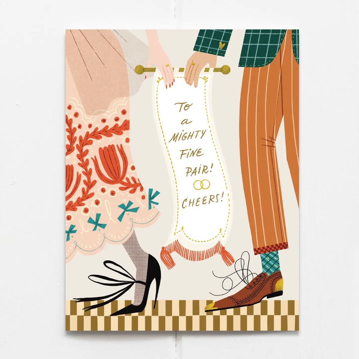 To A Mighty Fine Pair! Cheers! Card