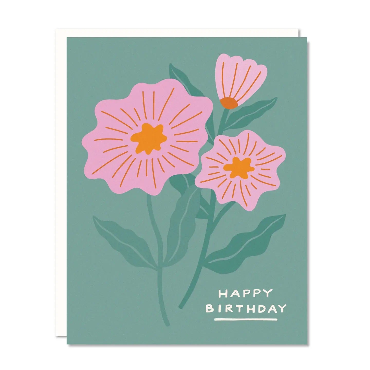 "Happy Birthday!" You can't go wrong with this floral birthday greeting. And these flowers will last so much longer than live ones.