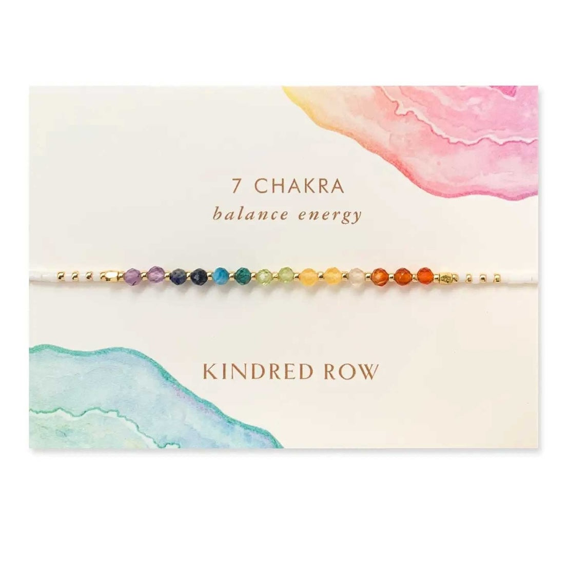 Rainbow Gemstone Stacking Bracelet