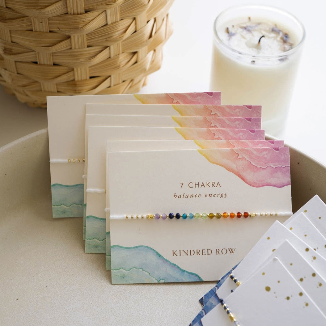 Rainbow Gemstone Stacking Bracelet