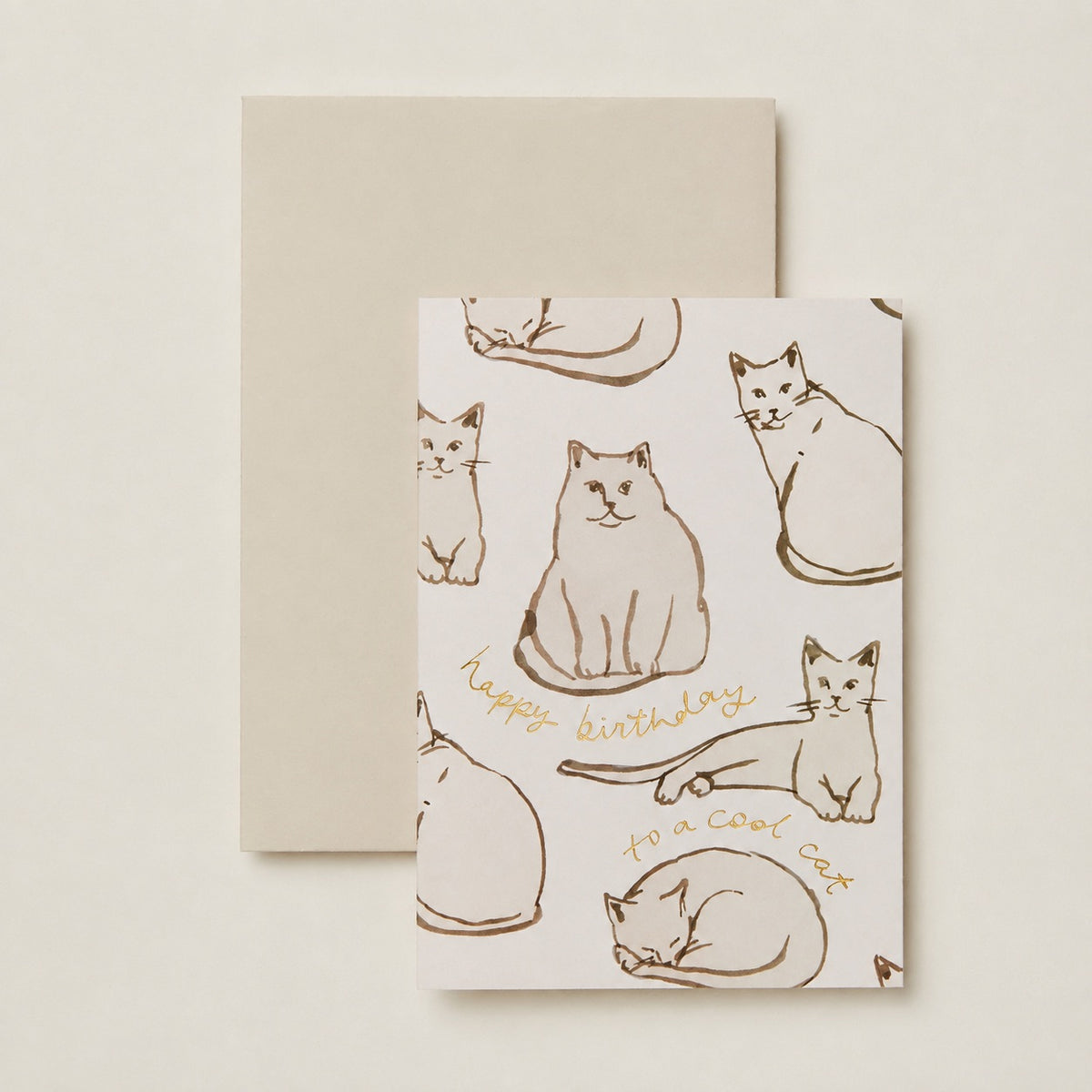 Cool Cat Birthday Card | Wanderlust Paper