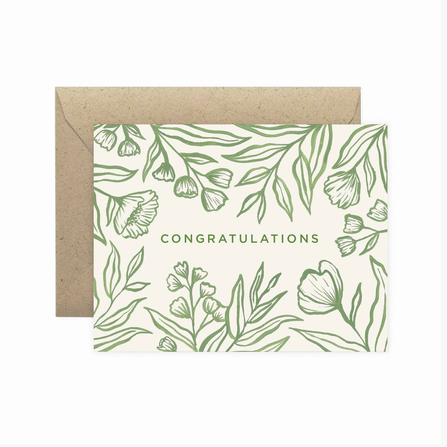 Congratulations Botanical Greeting Card from Paper Anchor Co.