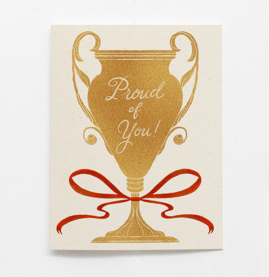 Congratulations Trophy Card | Olive & Co.