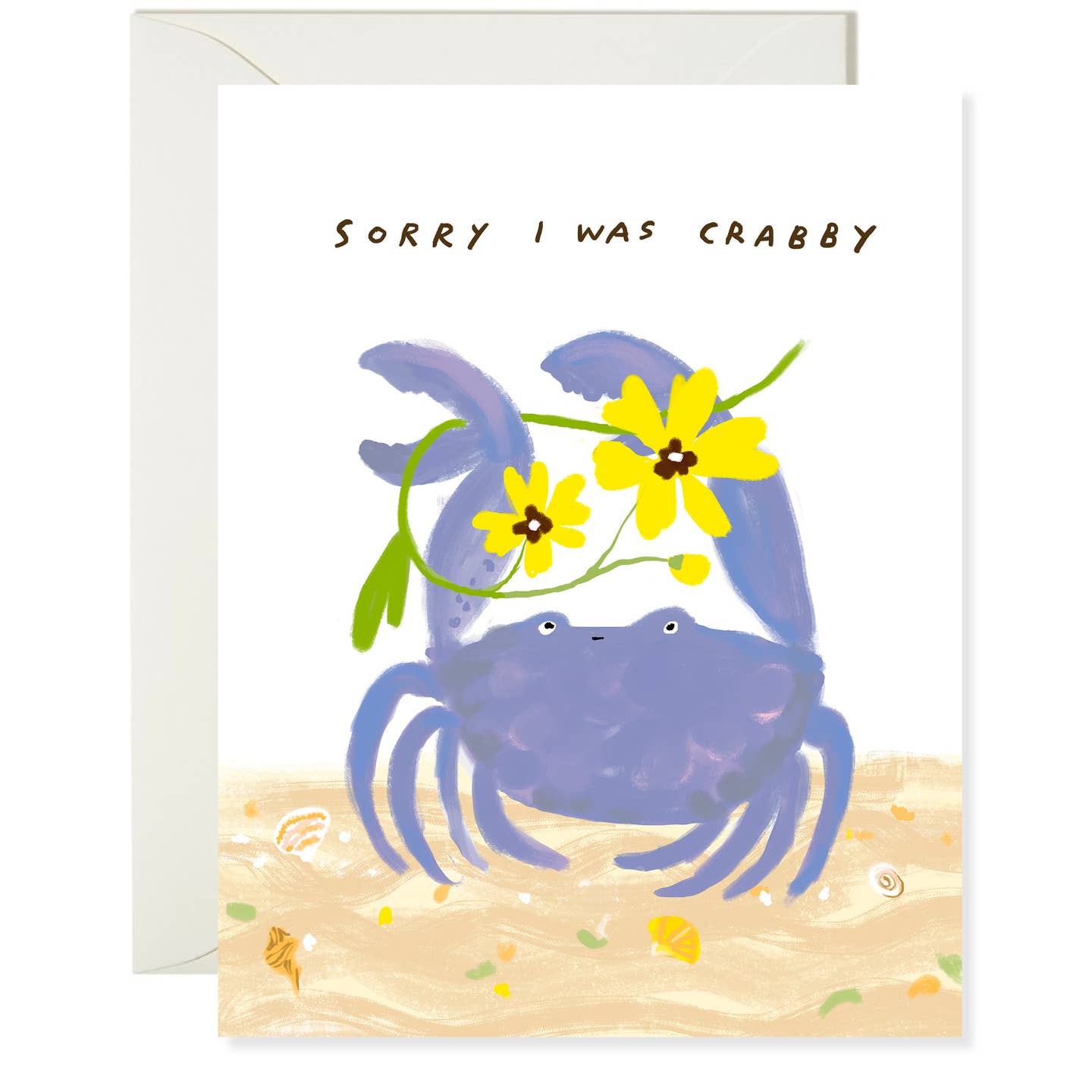 Sorry I Was Crabby Card