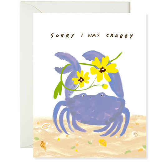 Sorry I Was Crabby Card