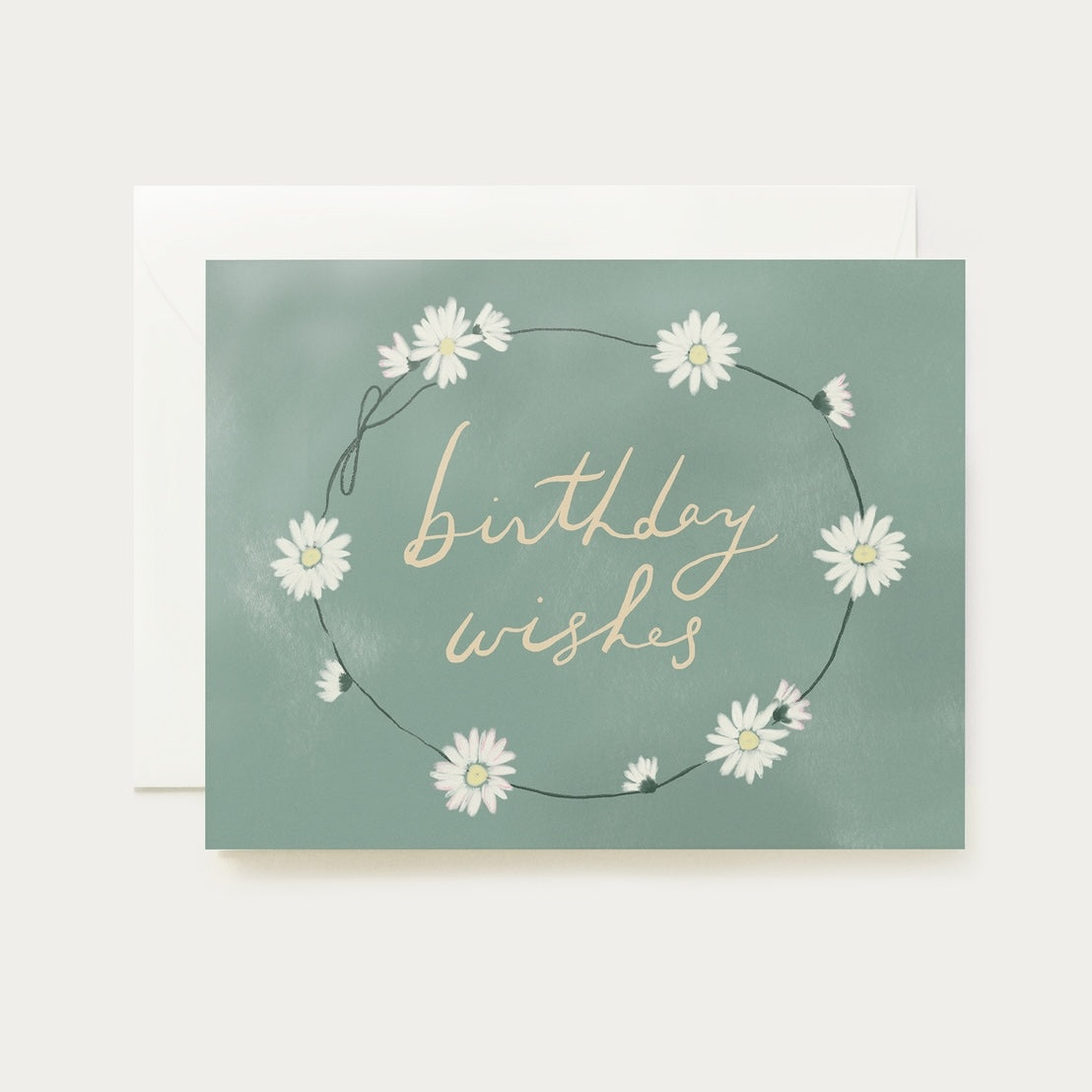 Daisies Birthday Wishes Card