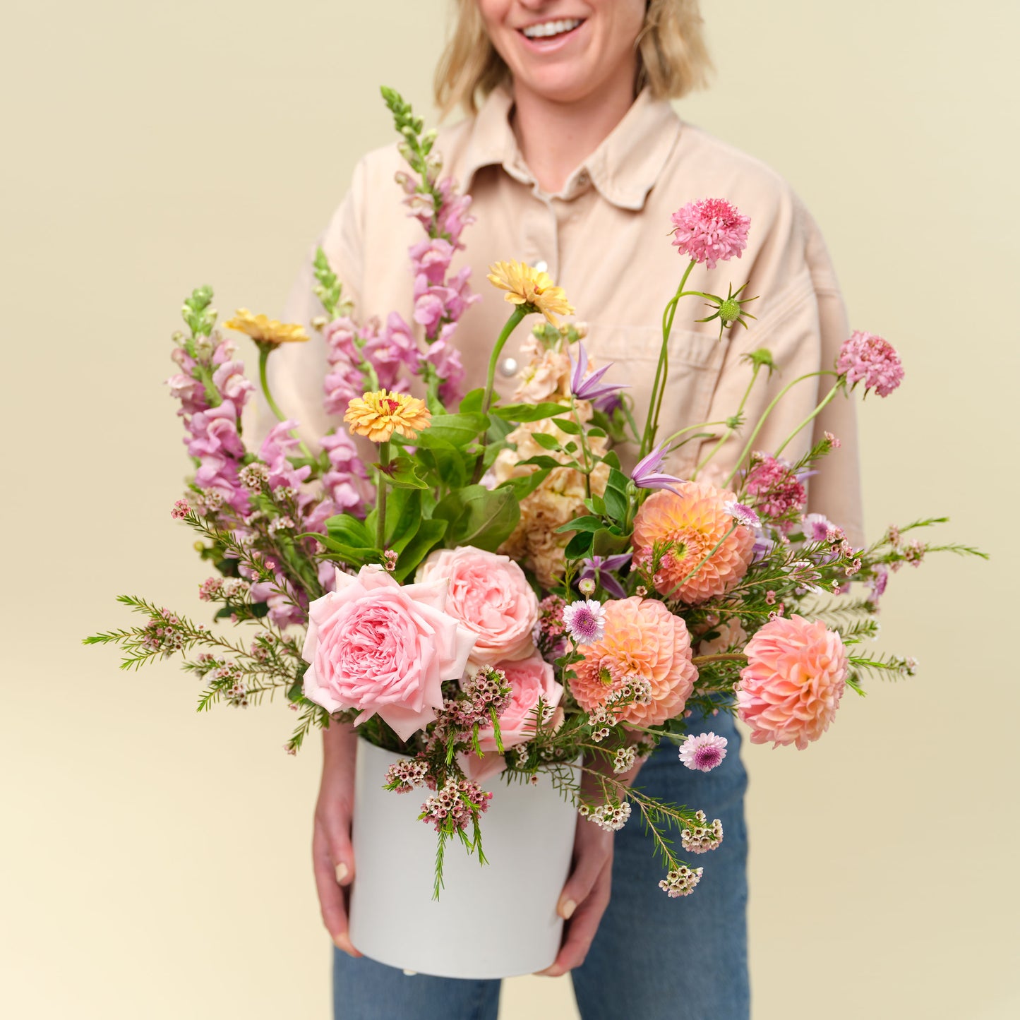 Extra seasonal flower arrangement from Native Poppy