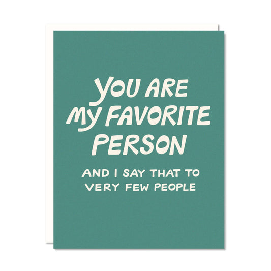 Favorite Person Card | Odd Daughter Paper Co.