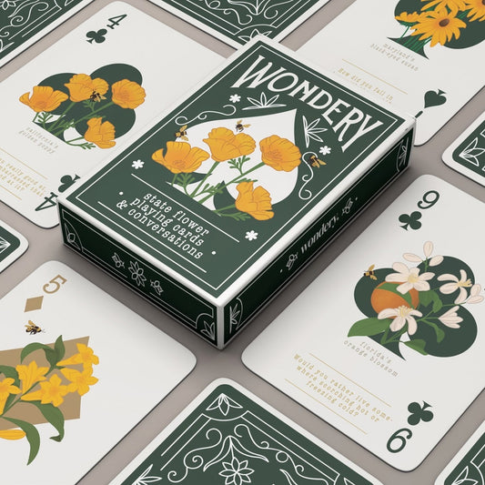 State Flower Playing Cards