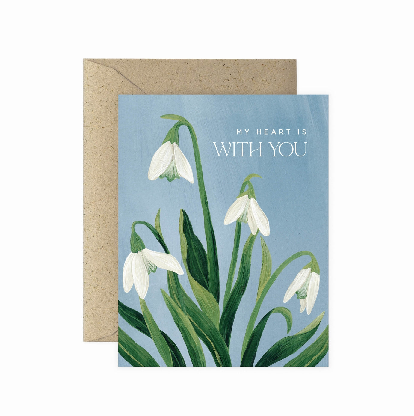 plant my seed in you My Heart Is with You Sympathy Card