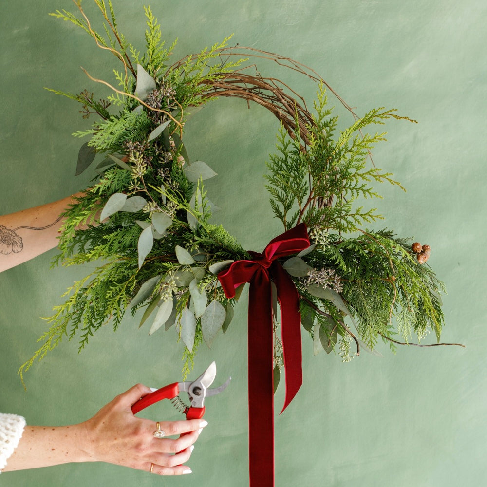 Nov. 29, 2026 - Becoming A Florist Series: Holiday Wreath Workshop