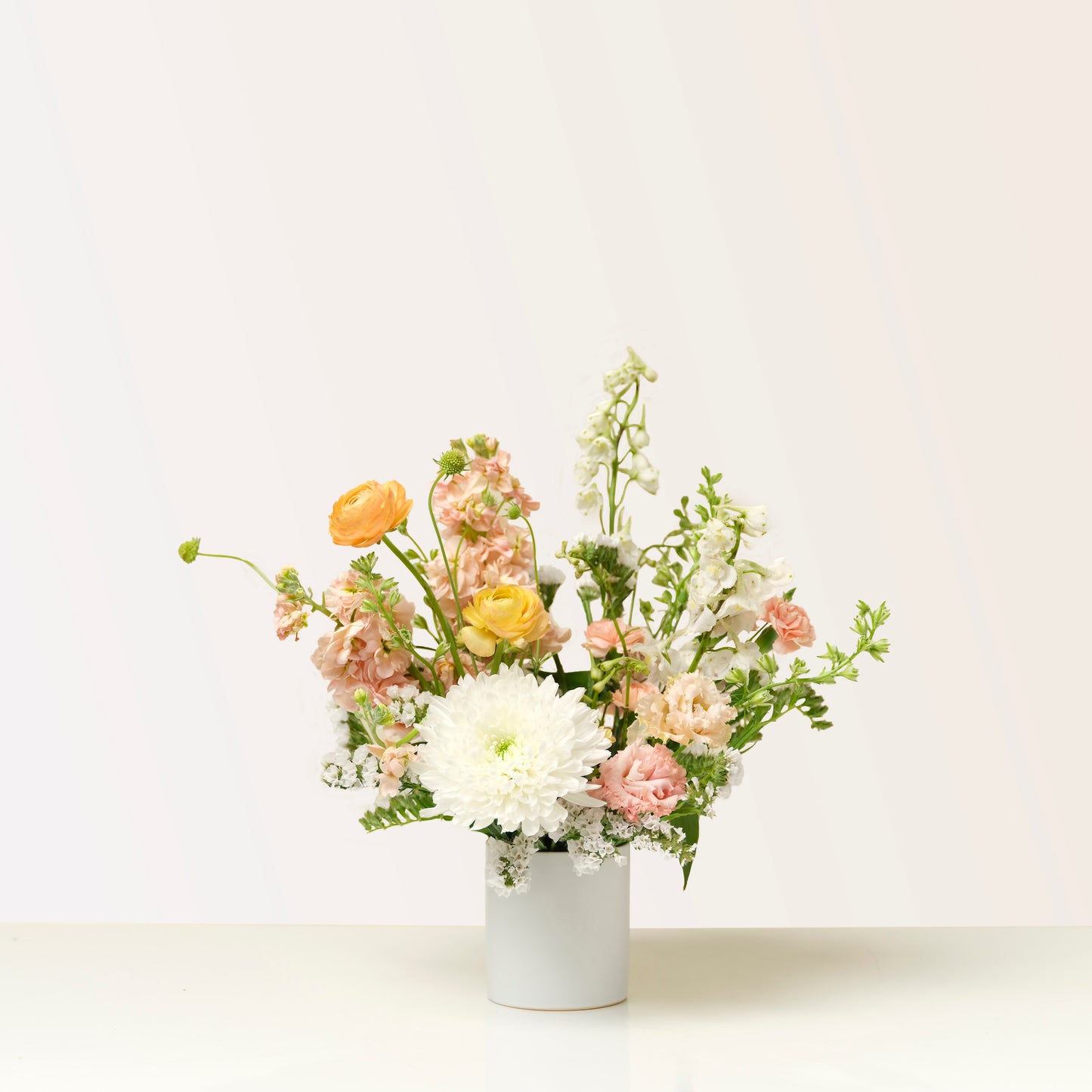 Petite neutral flower arrangement from Native Poppy