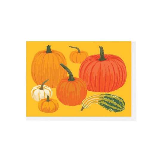 Pumpkins + Squash Greeting Card | Smudge Ink