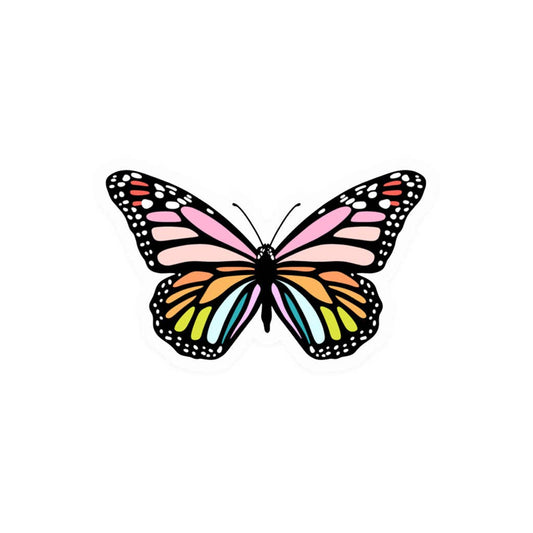 Rainbow Butterfly Sticker