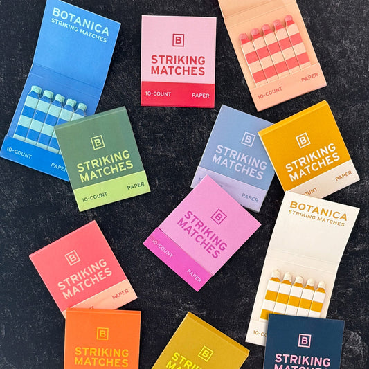Striking Matches - Color Block Matchbook