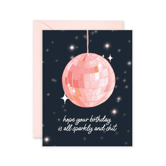 Sparkly Disco Birthday Card | Isabella MG & Co.