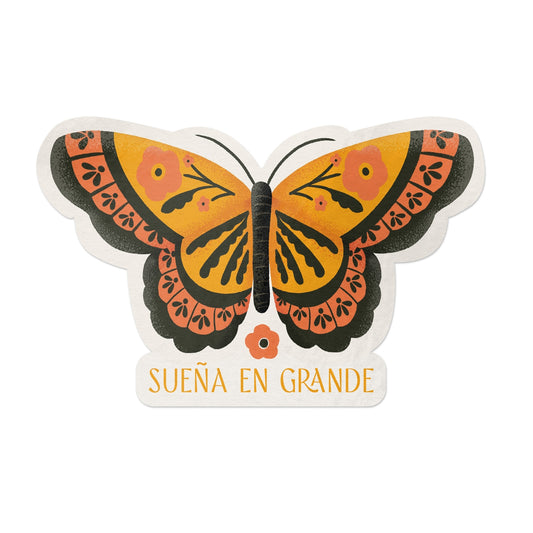 Sueña En Grande Monarch Sticker