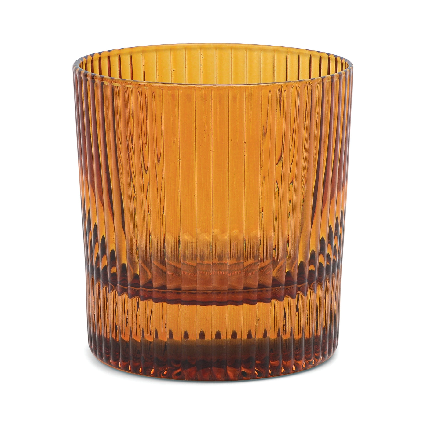 The Scout Lowball Glass - Amber