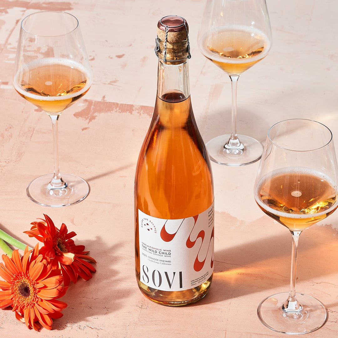 Sparkling Orange Non-Alcoholic Wine