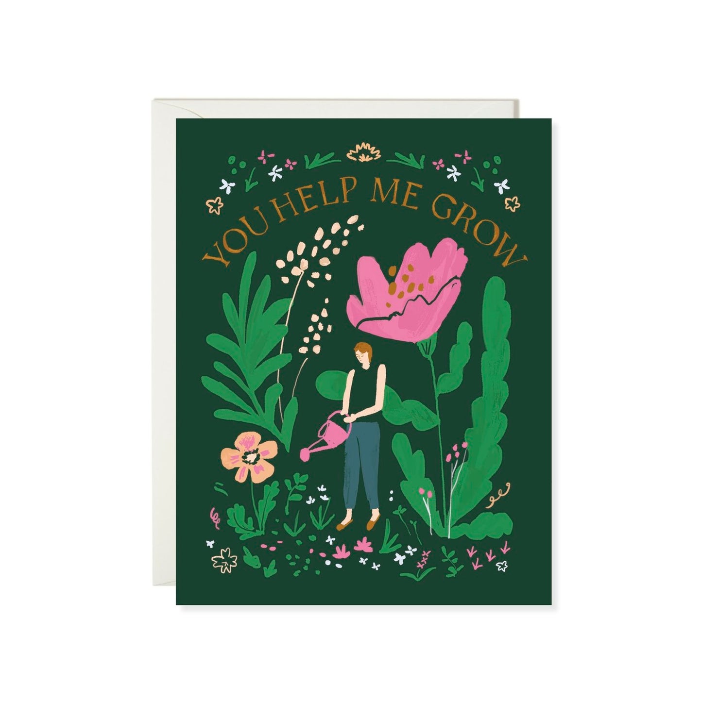You Help Me Grow Card