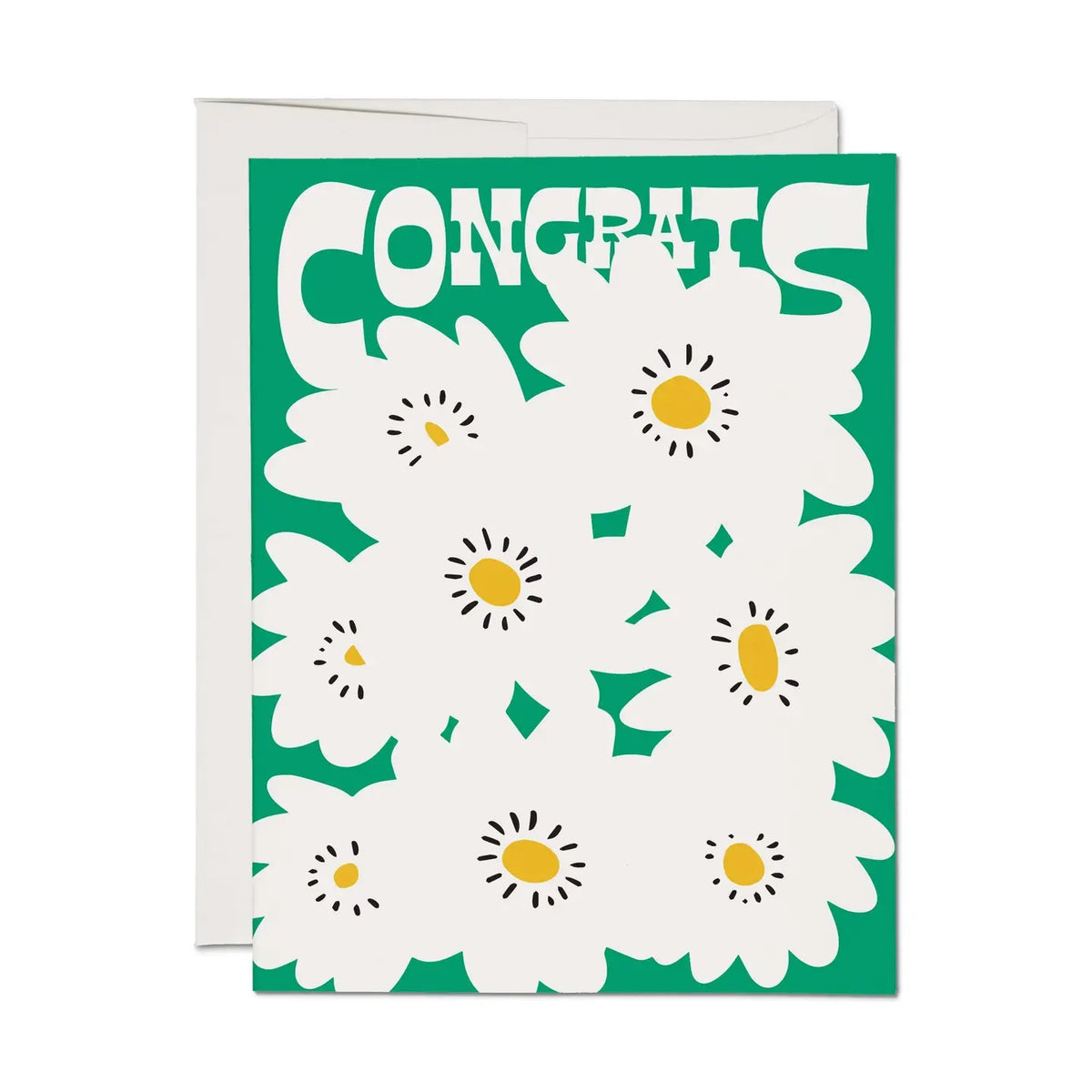Congrats Poppies Greeting Card