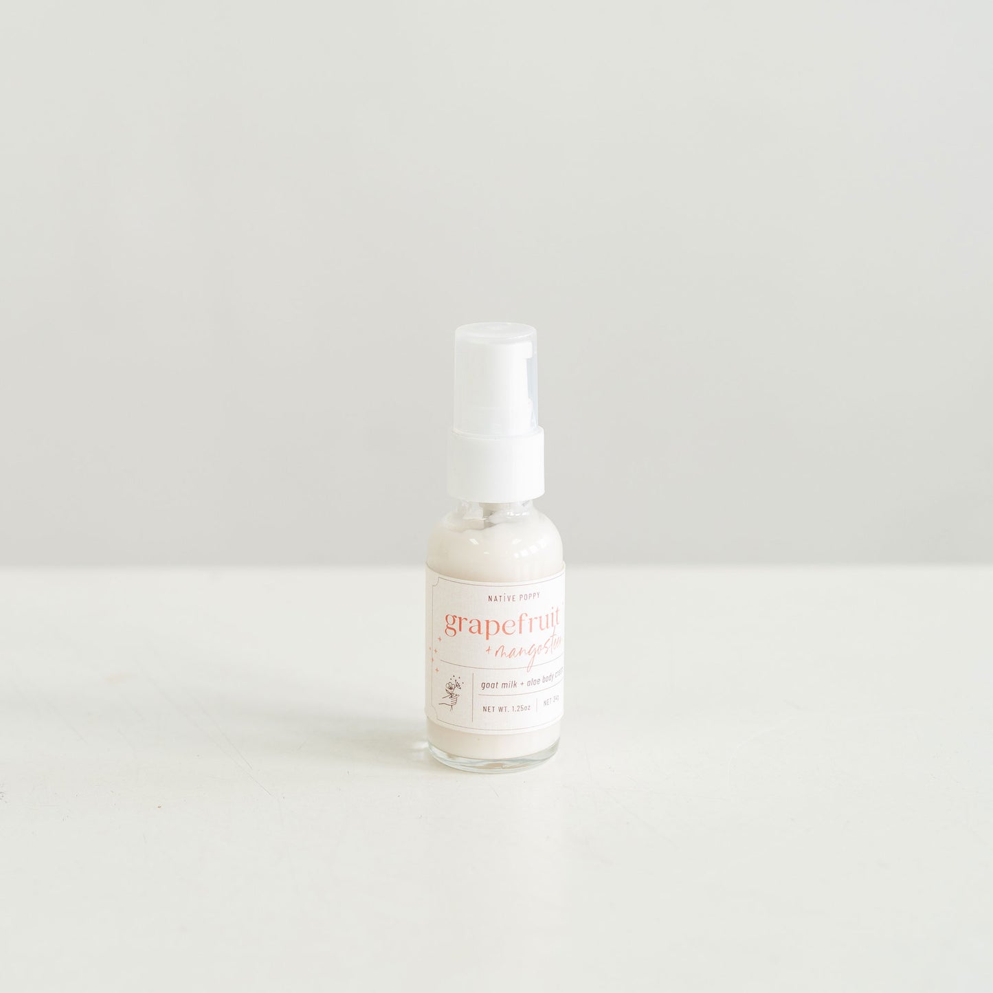 Grapefruit + Mangosteen body cream - 1.25oz bottle