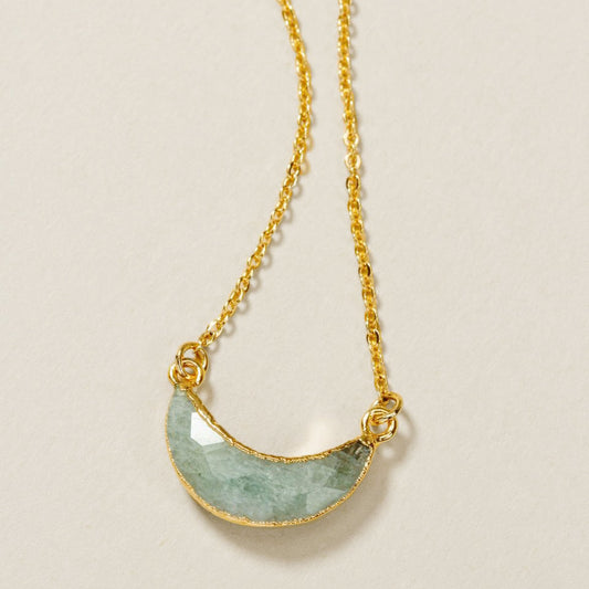 Eclipse Aquamarine Necklace from Luna Norte