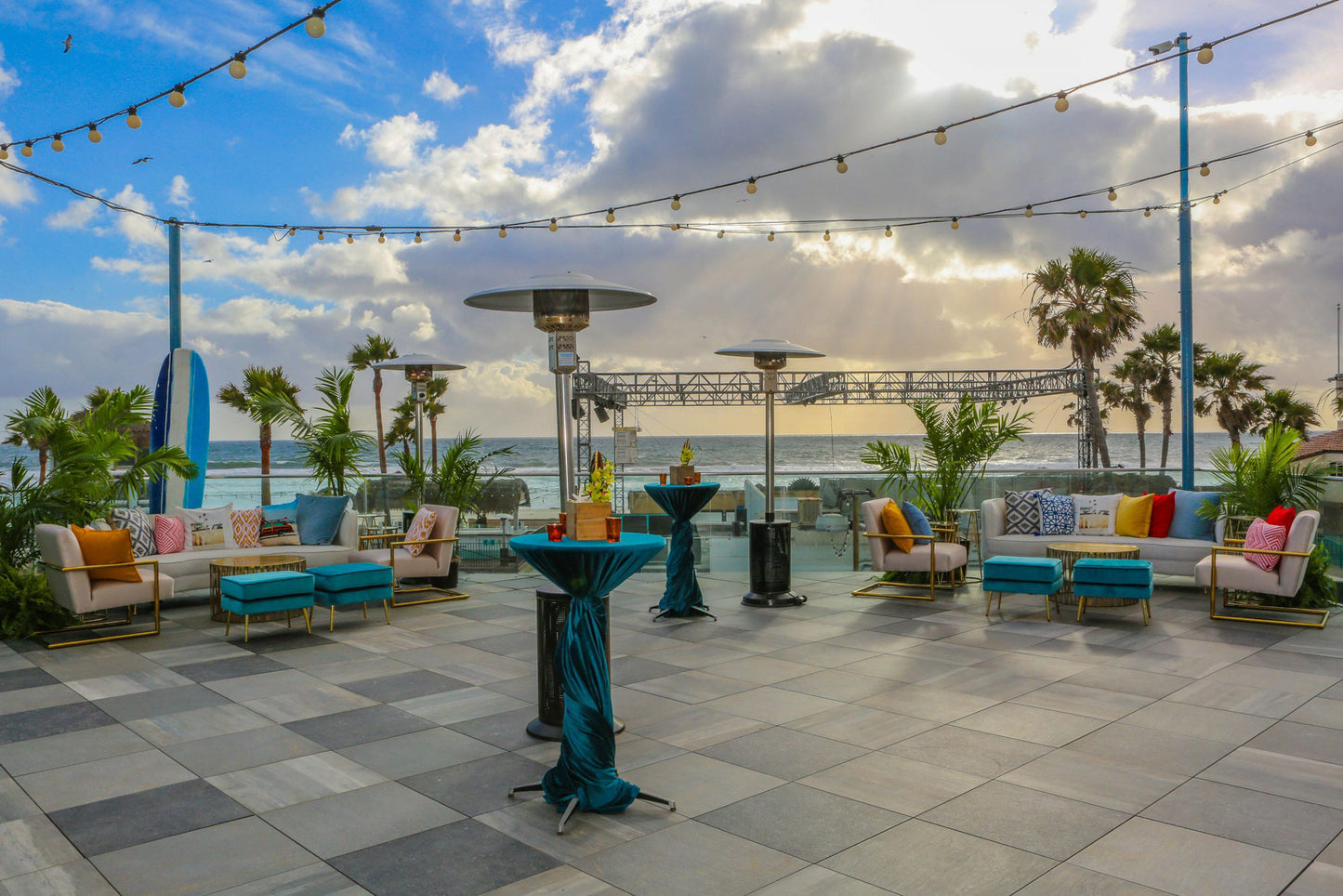 Coaster Terrace at Belmont Park in San Diego