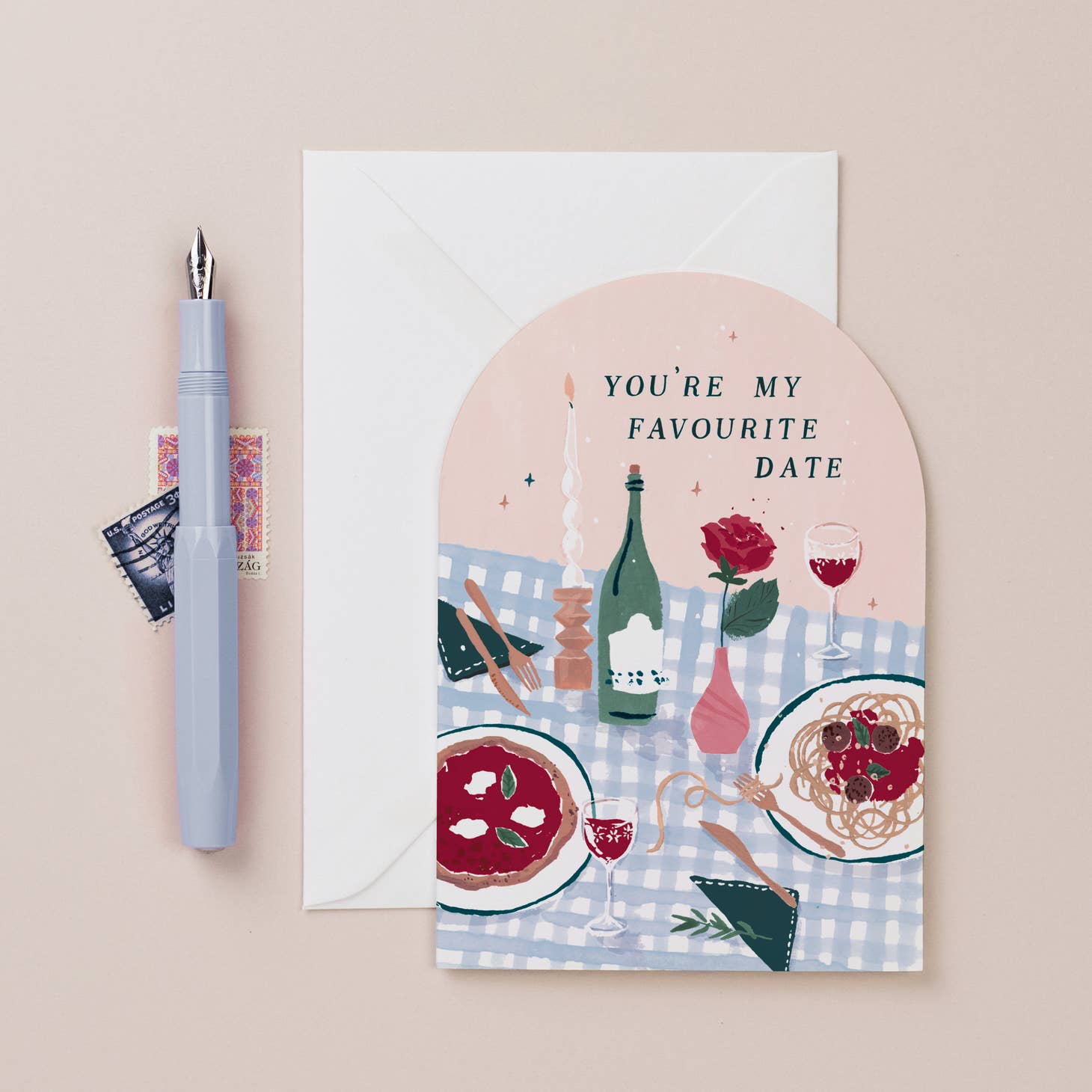 Favourite Date Anniversary Card | Sister Paper Co.