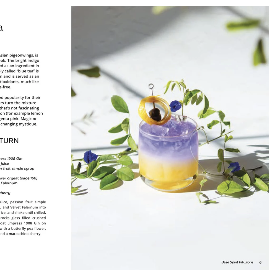 TheFlower-Infused Cocktail recipe example