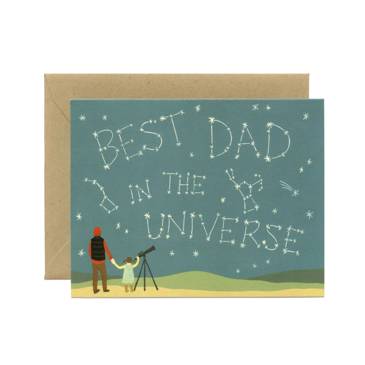 Best Dad in the Universe Card from Yeppie Paper