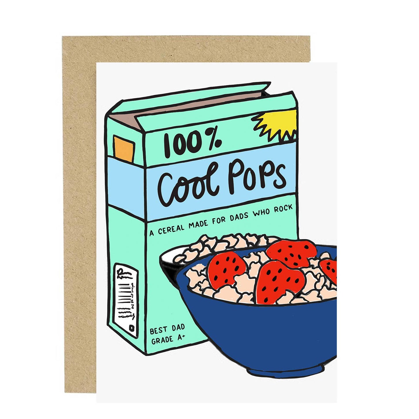 100% Cool Pops Father's Day Card