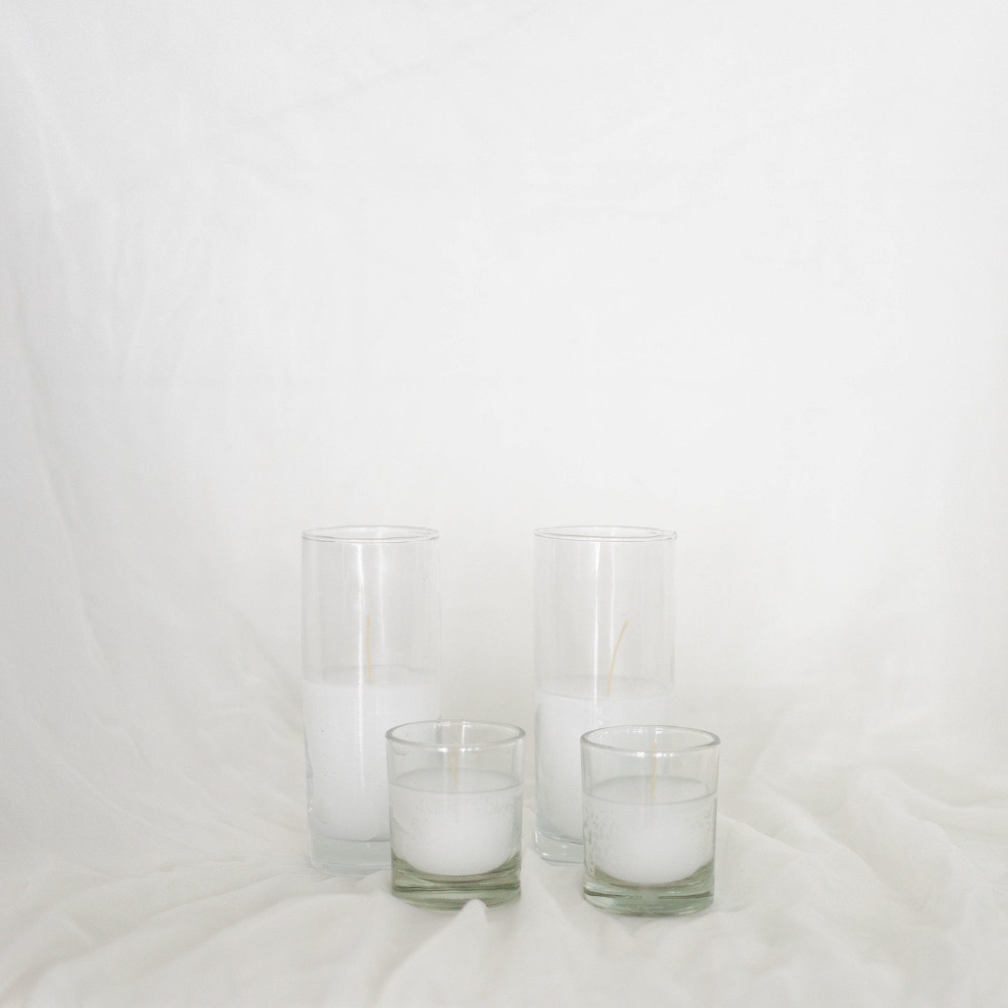 Glass Votive Candles in two heights