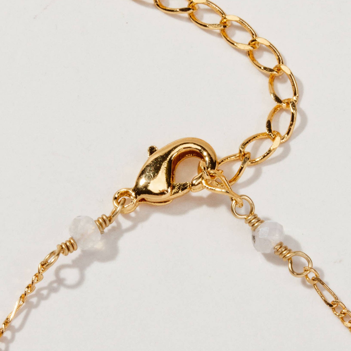 Moonstone Bermuda Triangle Necklace