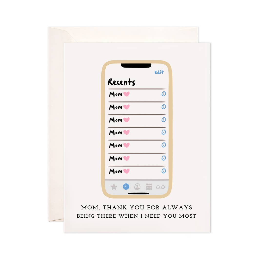 Mom's Calls Mother's Day Card | Bloomwolf Studio
