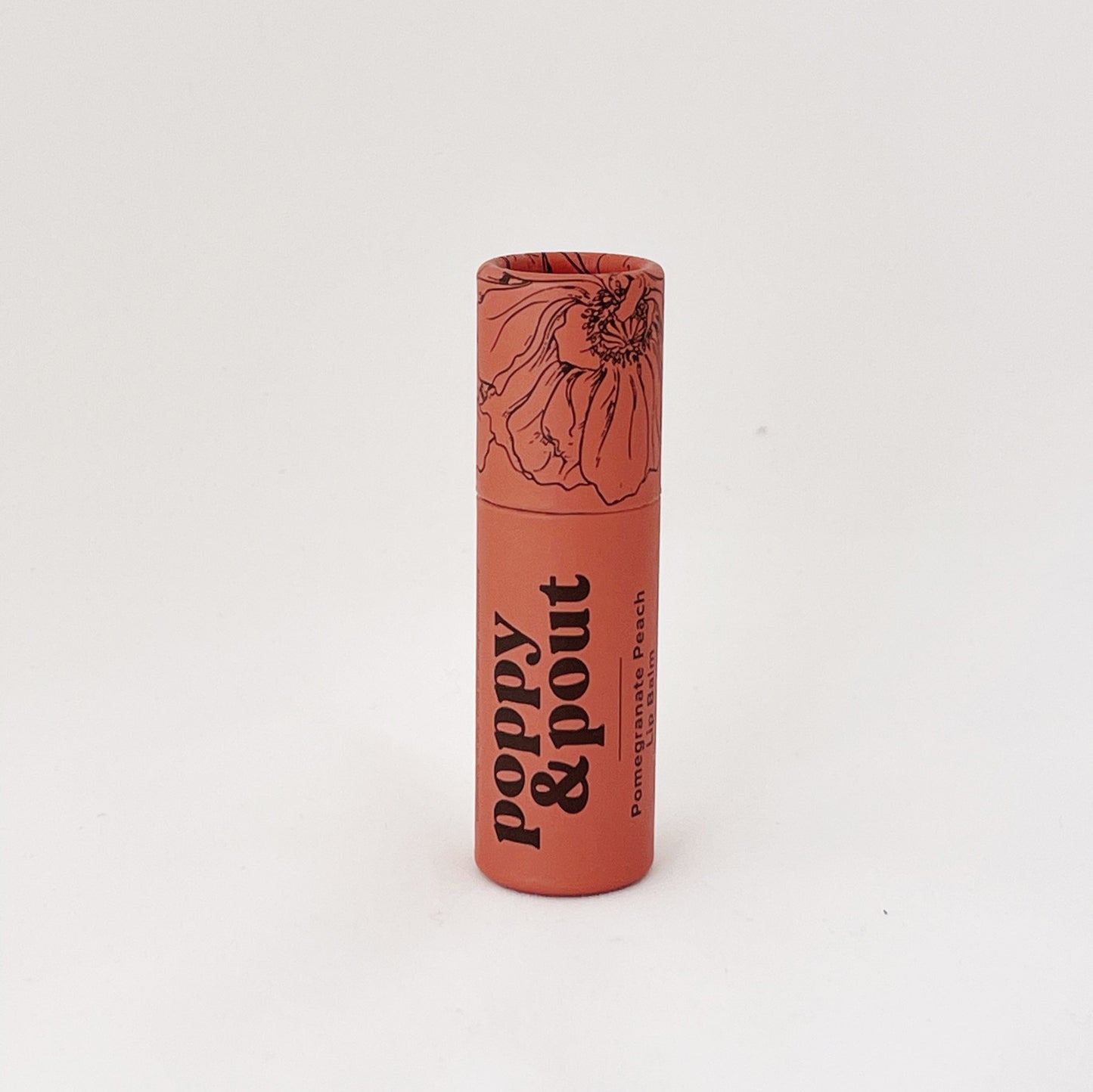 Pomegranate peach lip balm