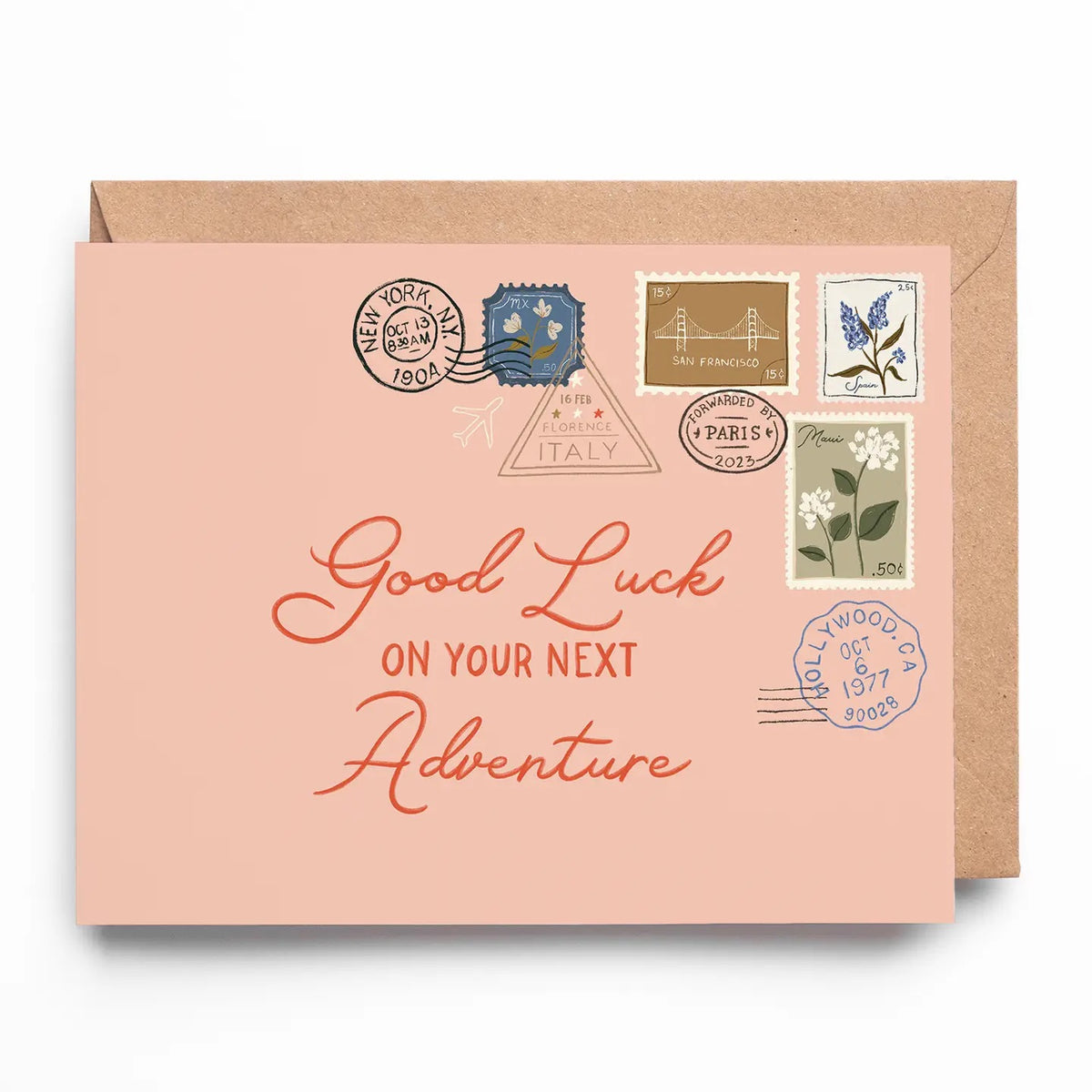 Good Luck On Your Adventure Card