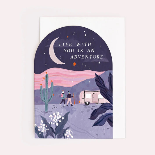 Desert Adventure Anniversary Card