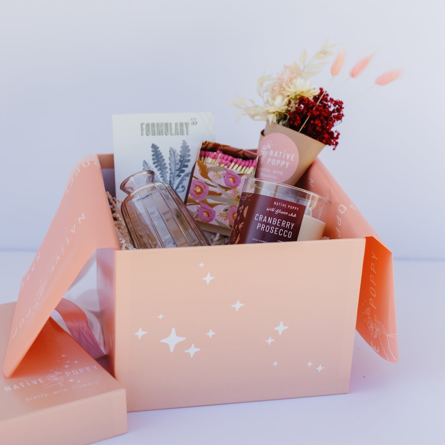 Holiday gift box from Native Poppy in San Diego