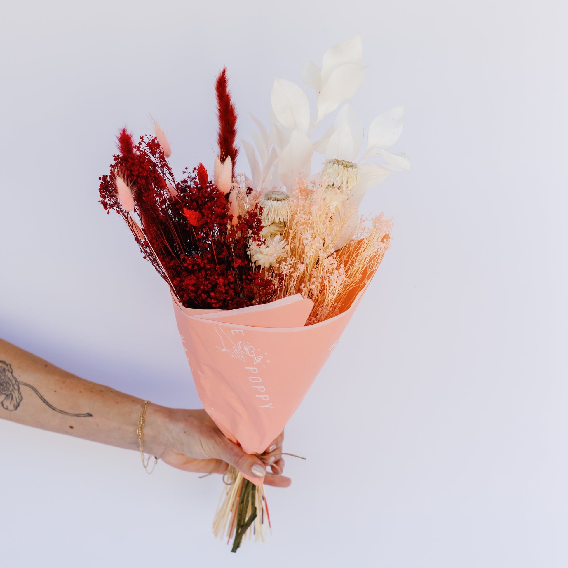 Poppy Holidays Dried Flower Wrap from Native Poppy