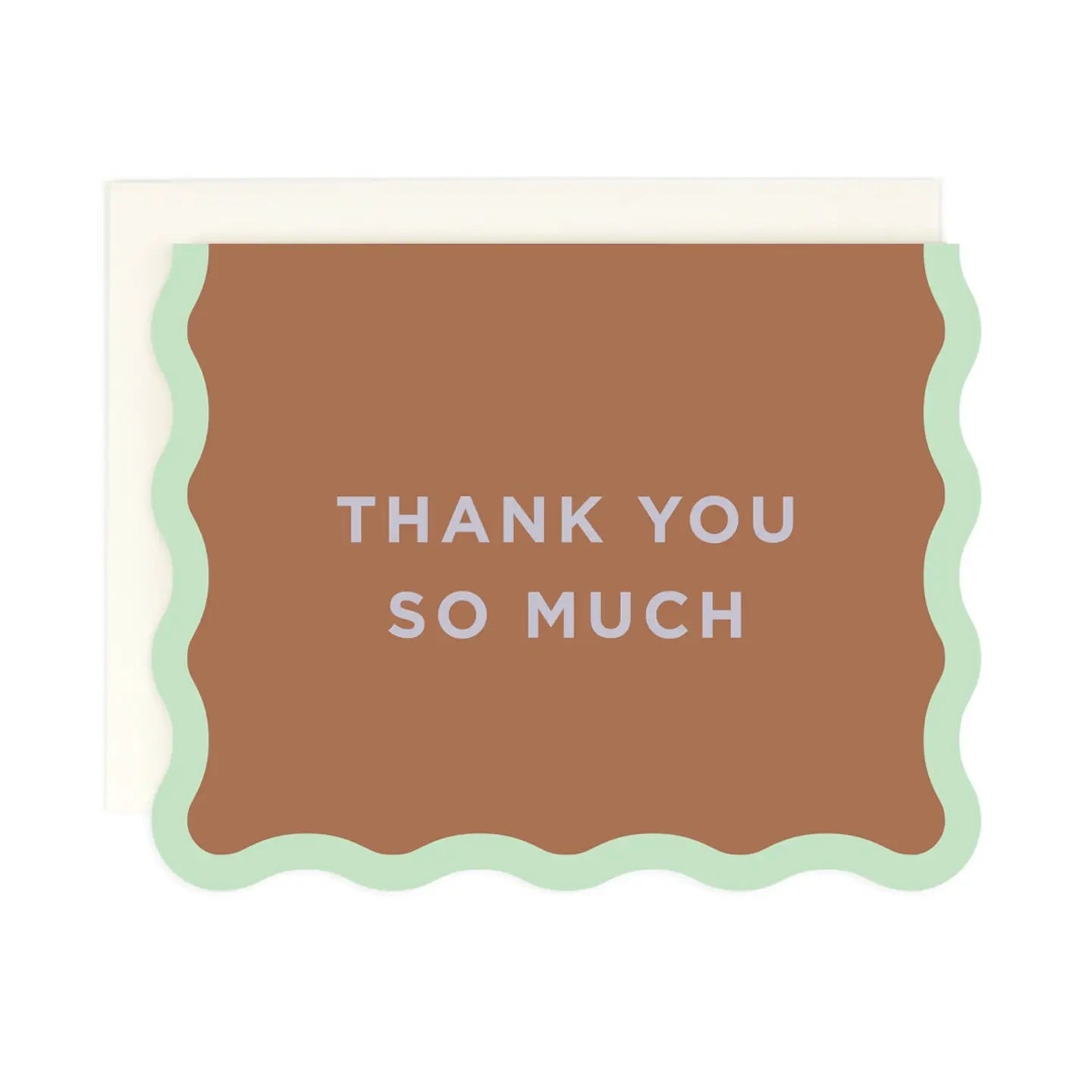 Thank You Card - Wave Edge