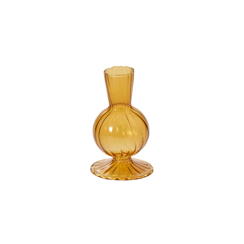 Boutique Glass Bud Vase - Ochre