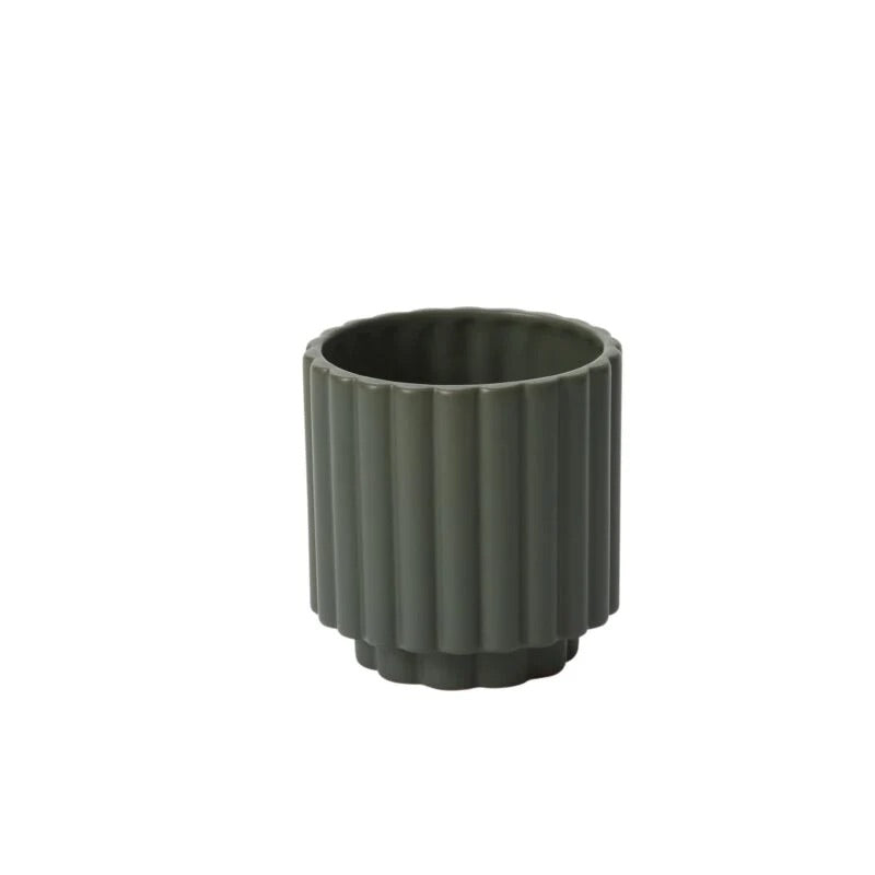 Carmen Planter Pot - Dark Green