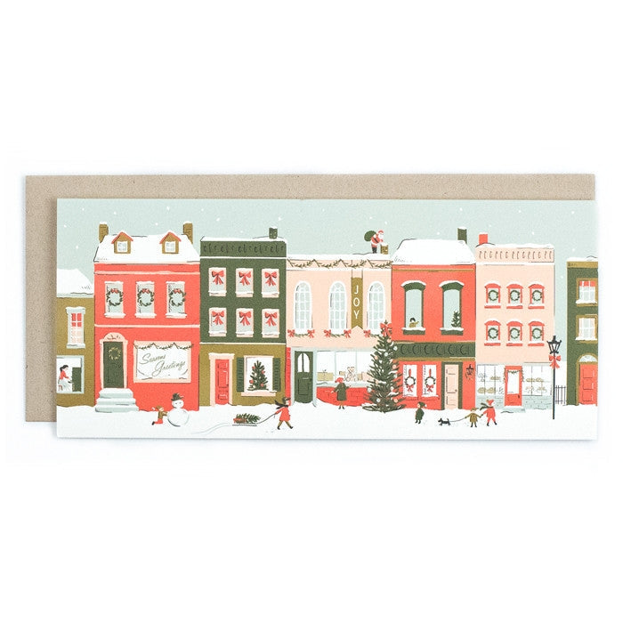 City Sidewalks Holiday Card | Amy Heitman