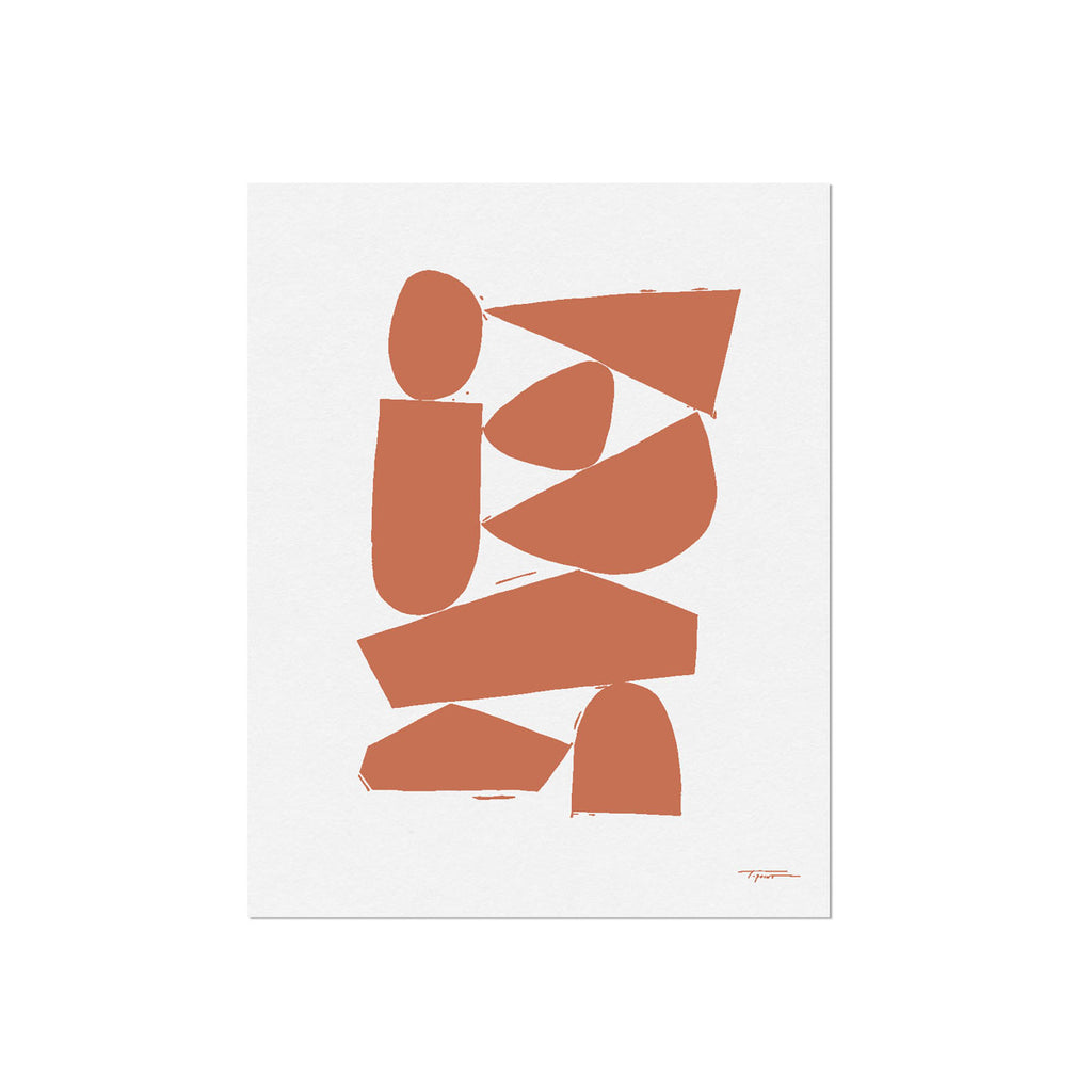 Constructed Shapes Art Print | Modern Bloc