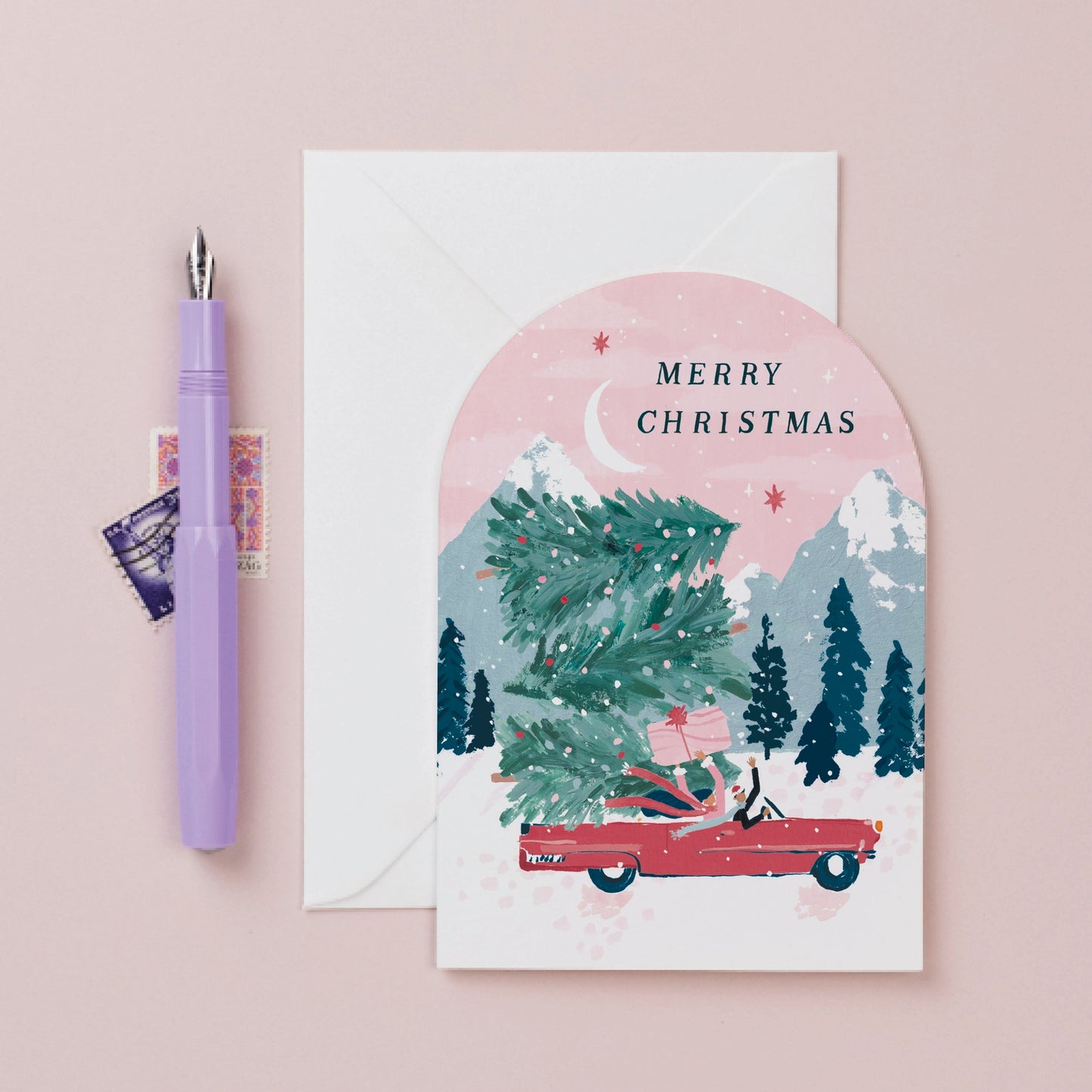 Driving Home Christmas Cards | Holiday Card