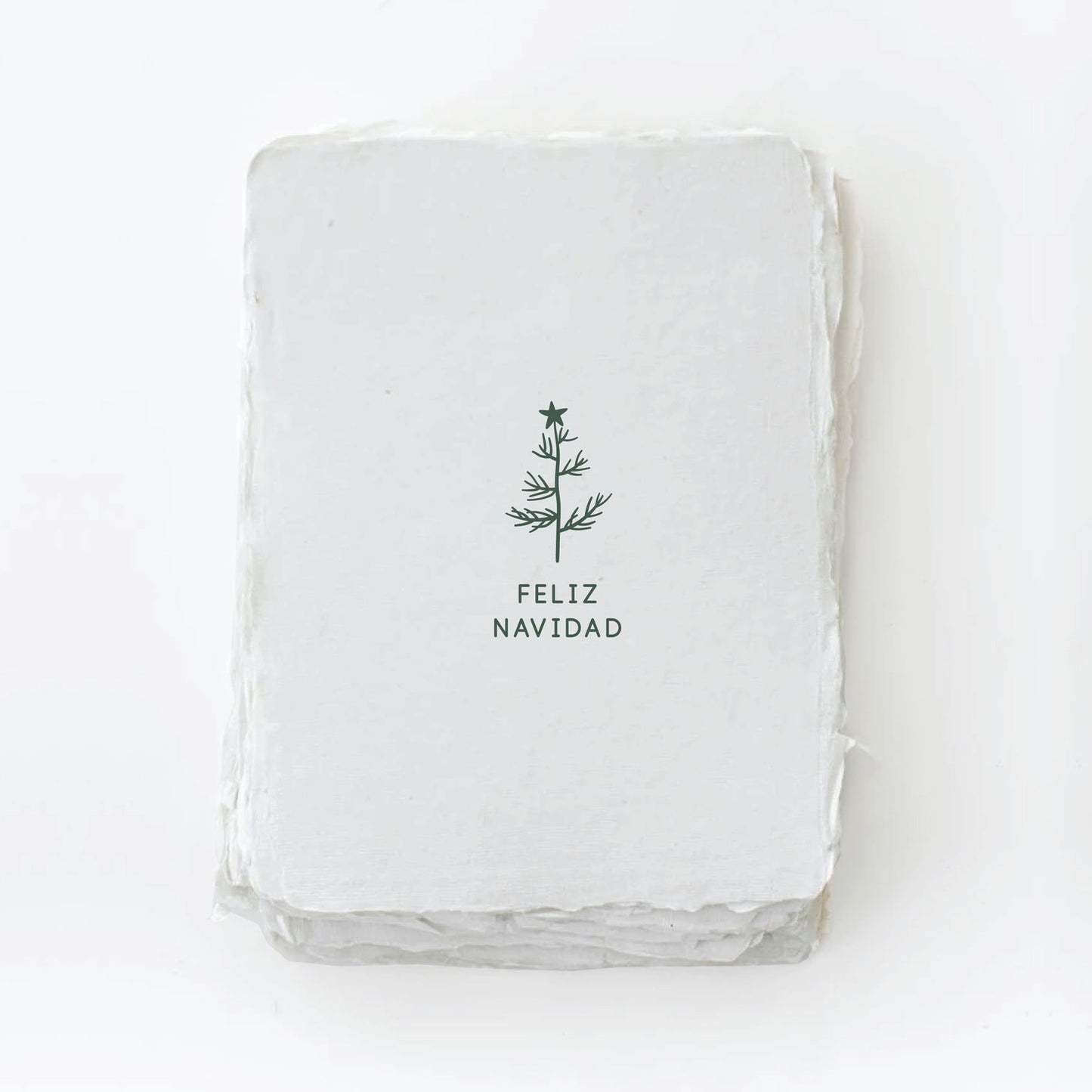 Feliz Navidad Tree Card