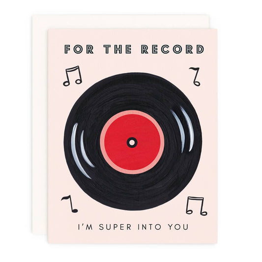 For the Record Greeting Card